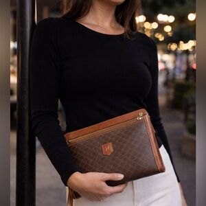 Celine Macadam Clutch with COA